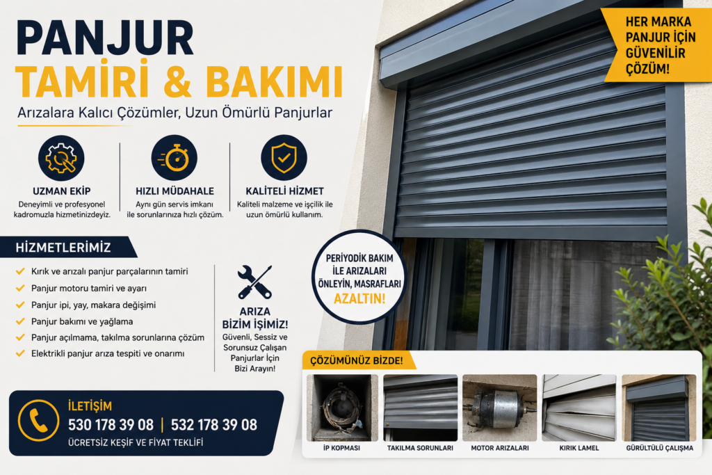 ZEYTİNBURNU PANJUR TAMİRİ