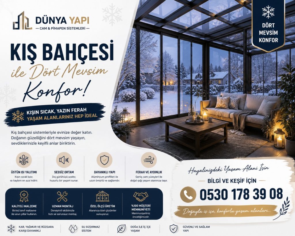 Cennet Kış Bahçesi Sistemleri