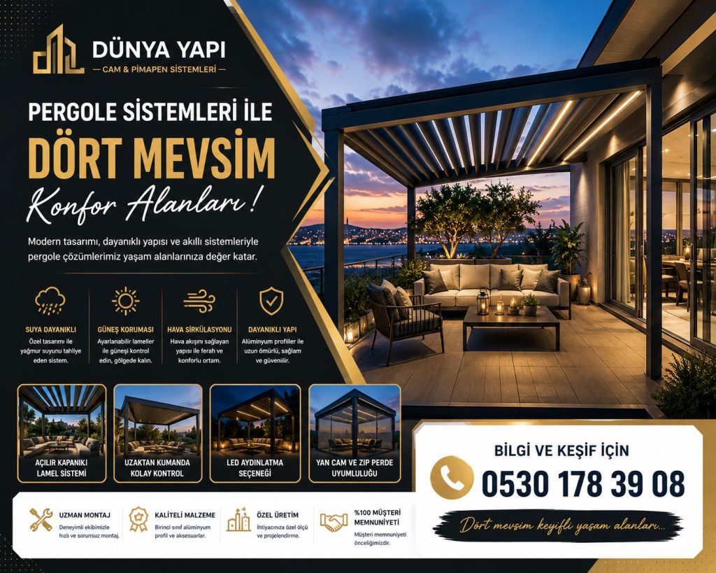 Zeytinburnu Pergola Sistemleri 