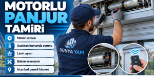 Florya motorlu panjur sisteminin servis kontrolü