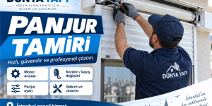 Florya panjur tamirinde lamel ve ray kontrolü