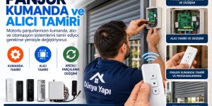 Florya panjur kumanda ve alıcı sisteminin kontrolü